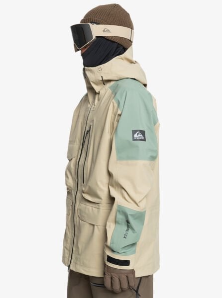 Quiksilver Hl Pro S Carlson 3L Goretex Jk Bej - XL