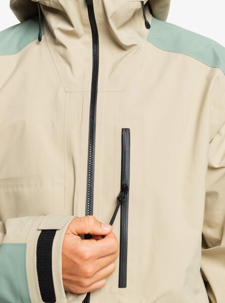 Quiksilver Hl Pro S Carlson 3L Goretex Jk Bej - XL