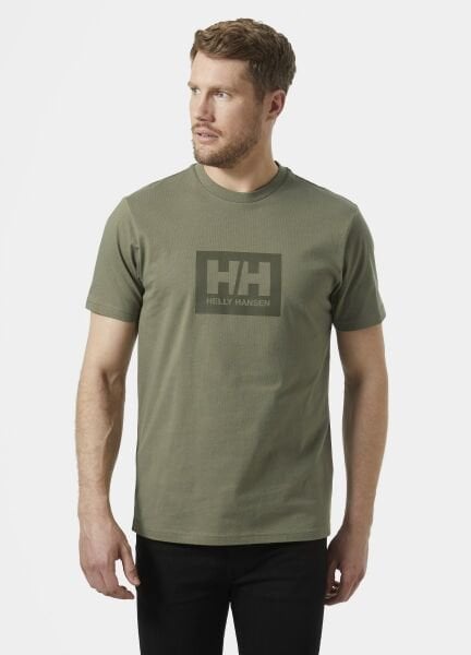 Helly Hansen Box Erkek T-Shirt Yeşil - S