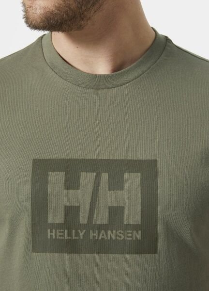 Helly Hansen Box Erkek T-Shirt Yeşil - S