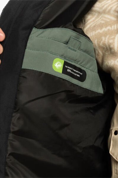 Quiksilver MISSION SOLID JK Erkek Mont Turkuaz - L