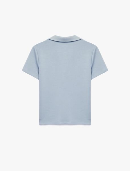 Koton Mavi Tişört 6Sak50190Ek Mavi - XL