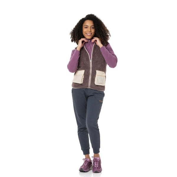 MERRELL Jen Kadın Polar Yelek Kahverengi - XS