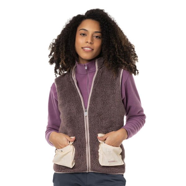 MERRELL Jen Kadın Polar Yelek Kahverengi - XS