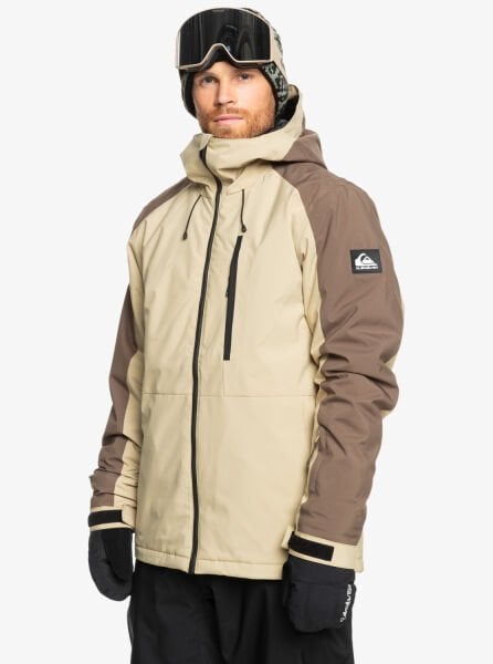 Quiksilver MISSION BLOCK JK Erkek Mont Krem - L