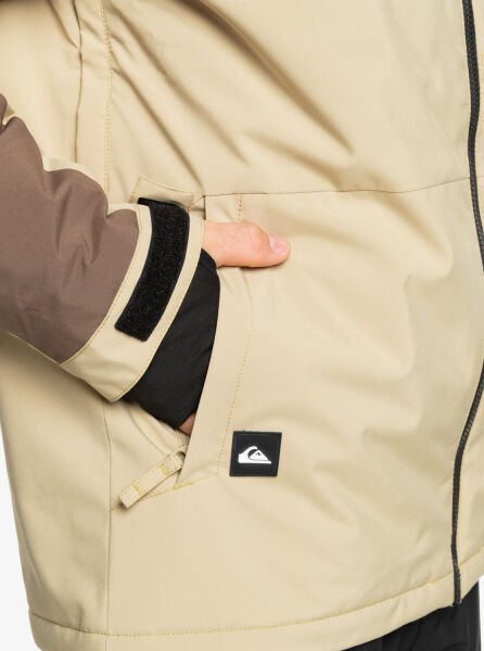 Quiksilver MISSION BLOCK JK Erkek Mont Krem - L