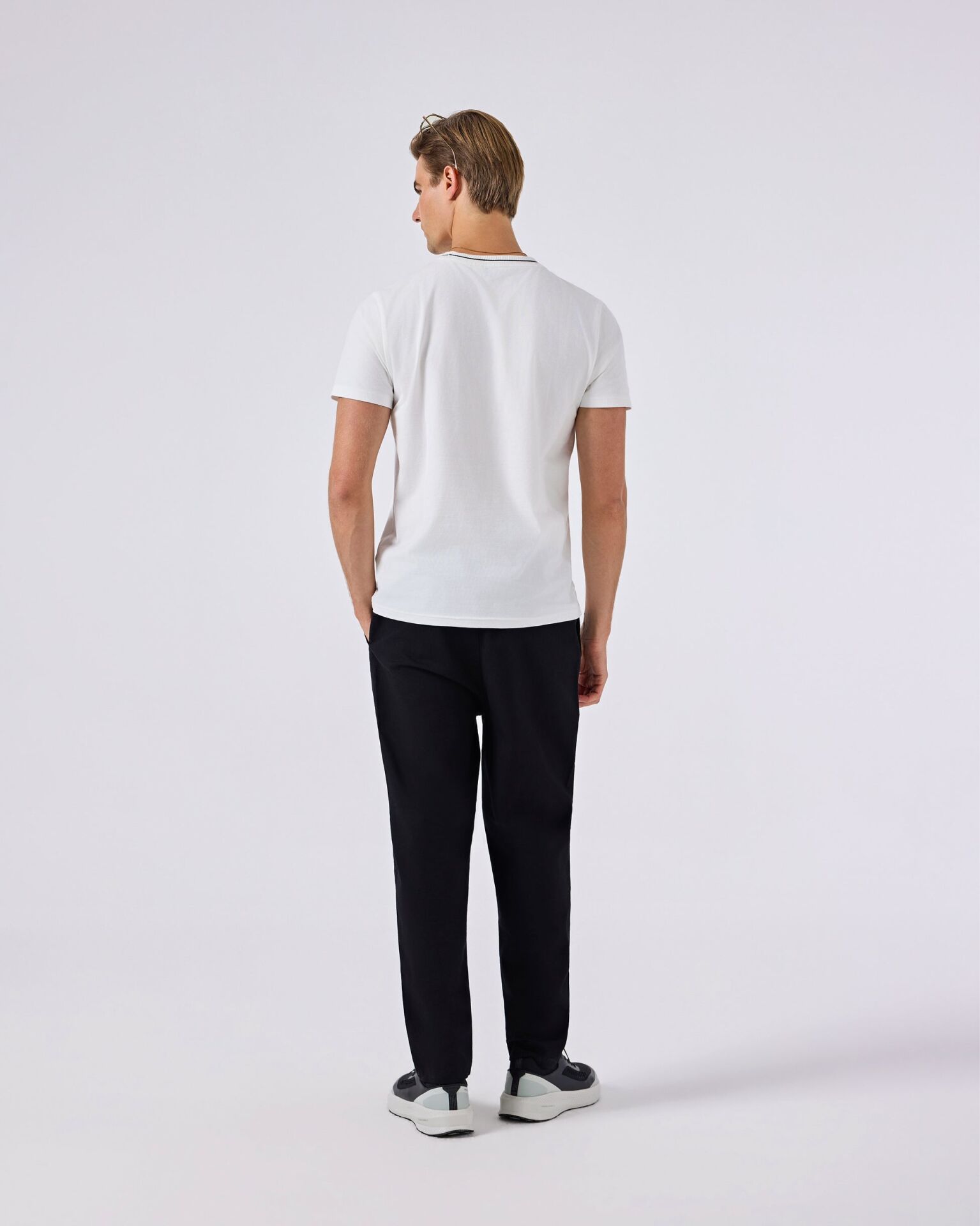 Ellesse Erkek Triko Tişört 6Sm5058 L - OFF WHITE