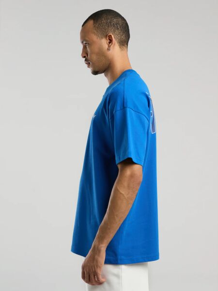 Ever Classics Oversize Arkası Baskılı Erkek Tişört TM0048 İndigo - S