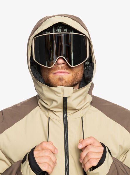 Quiksilver MISSION BLOCK JK Erkek Mont Krem - XL