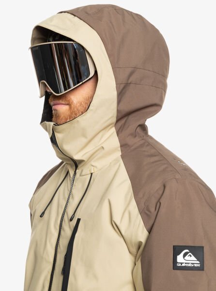 Quiksilver MISSION BLOCK JK Erkek Mont Krem - XL