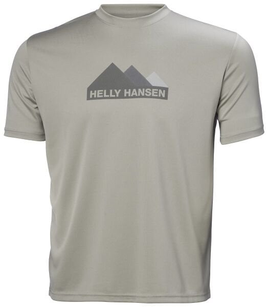 Helly Hansen Tech Graphic Erkek T-Shirt Gri - M