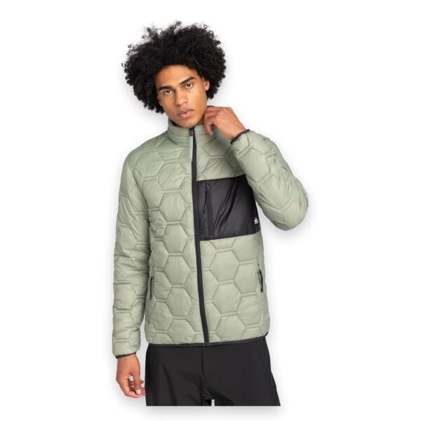 Quiksilver FUSE JACKET Erkek Mont Gri - XXL