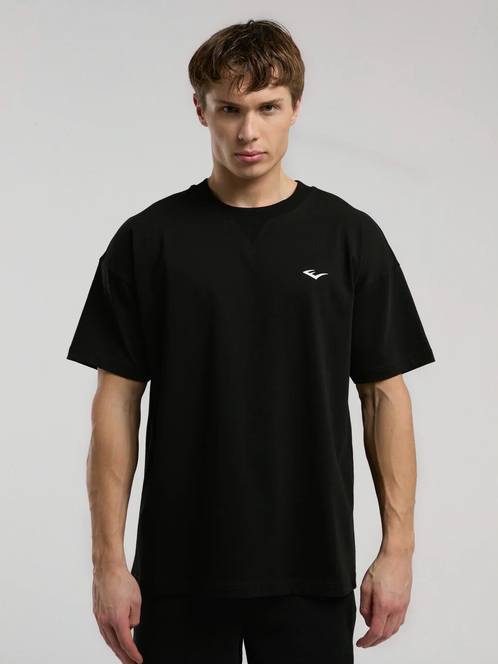 Ever Classics Oversize Arkası Baskılı Erkek Tişört TM0048 Siyah - M