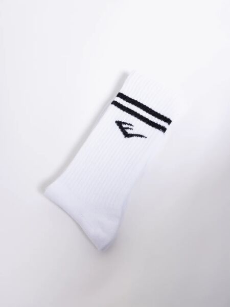 Everlast Stripe Econ 3'lü Siyah Çorap AU0008 Beyaz - 35-37