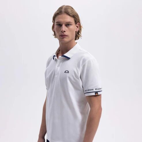 Ellesse Erkek Polo T-shirt M-375 Beyaz - XXL