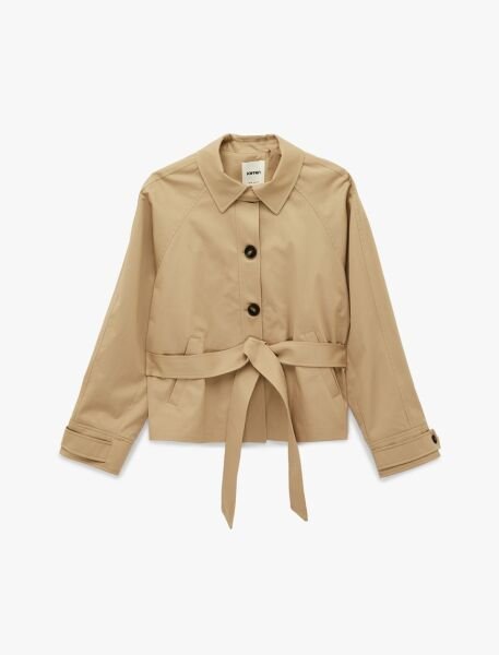 Koton Bej Trençkot 6Sak00046Ew 44 - Bej