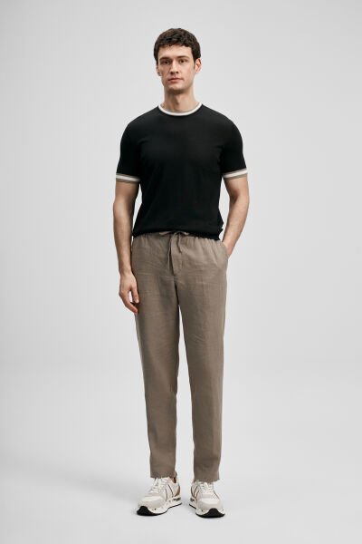 Lufian Henry Erkek Pamuklu Kazak 111090149 Siyah - S