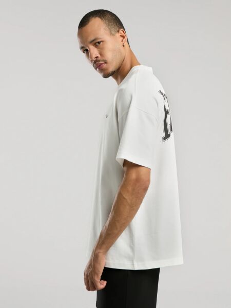 Ever Classics Oversize Arkası Baskılı Erkek Tişört TM0048 Beyaz - L