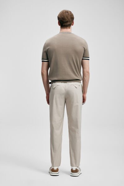 LUFİAN Henry Erkek Pamuklu Kazak 111090149 L - Kum