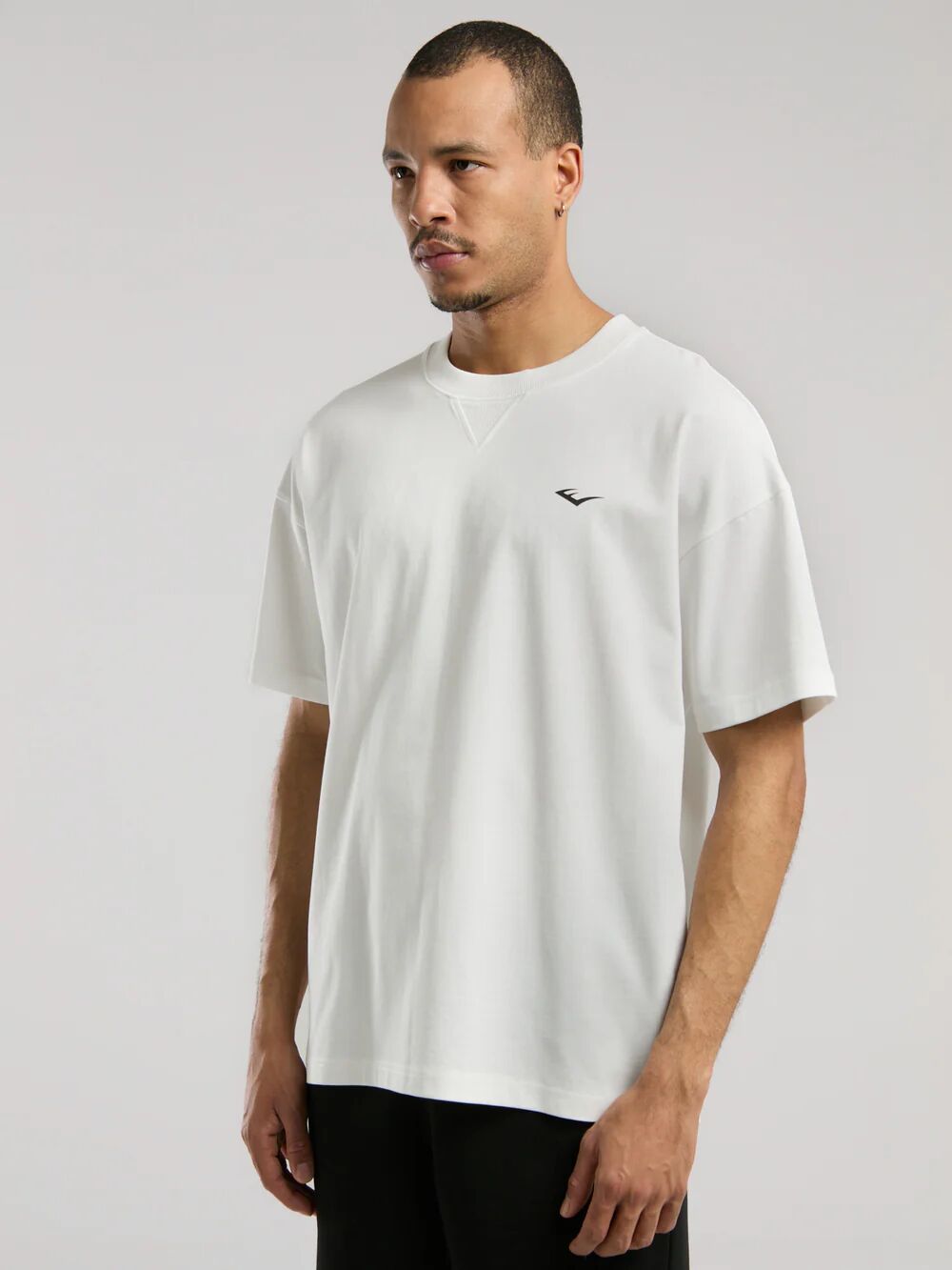 Ever Classics Oversize Arkası Baskılı Erkek Tişört TM0048 Beyaz - XL