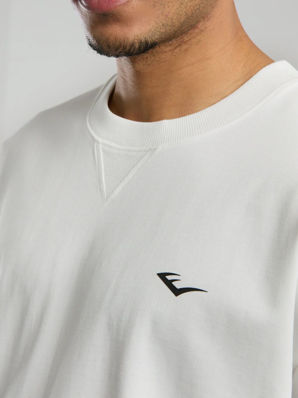 Ever Classics Oversize Arkası Baskılı Erkek Tişört TM0048 Beyaz - XL