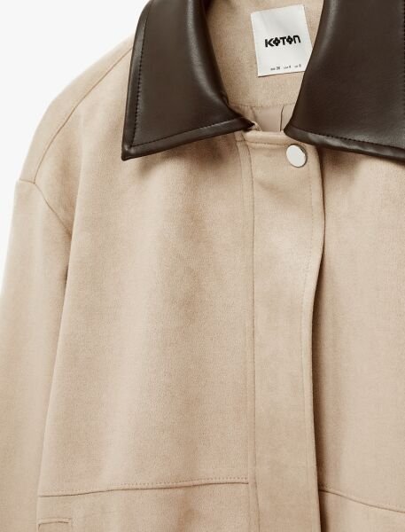 Koton Bej Ceket 6Sak20098Ew 38 - Bej
