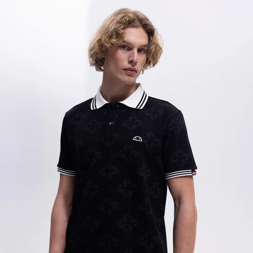Ellesse Erkek Polo T-shirt M-381 Siyah - XXL