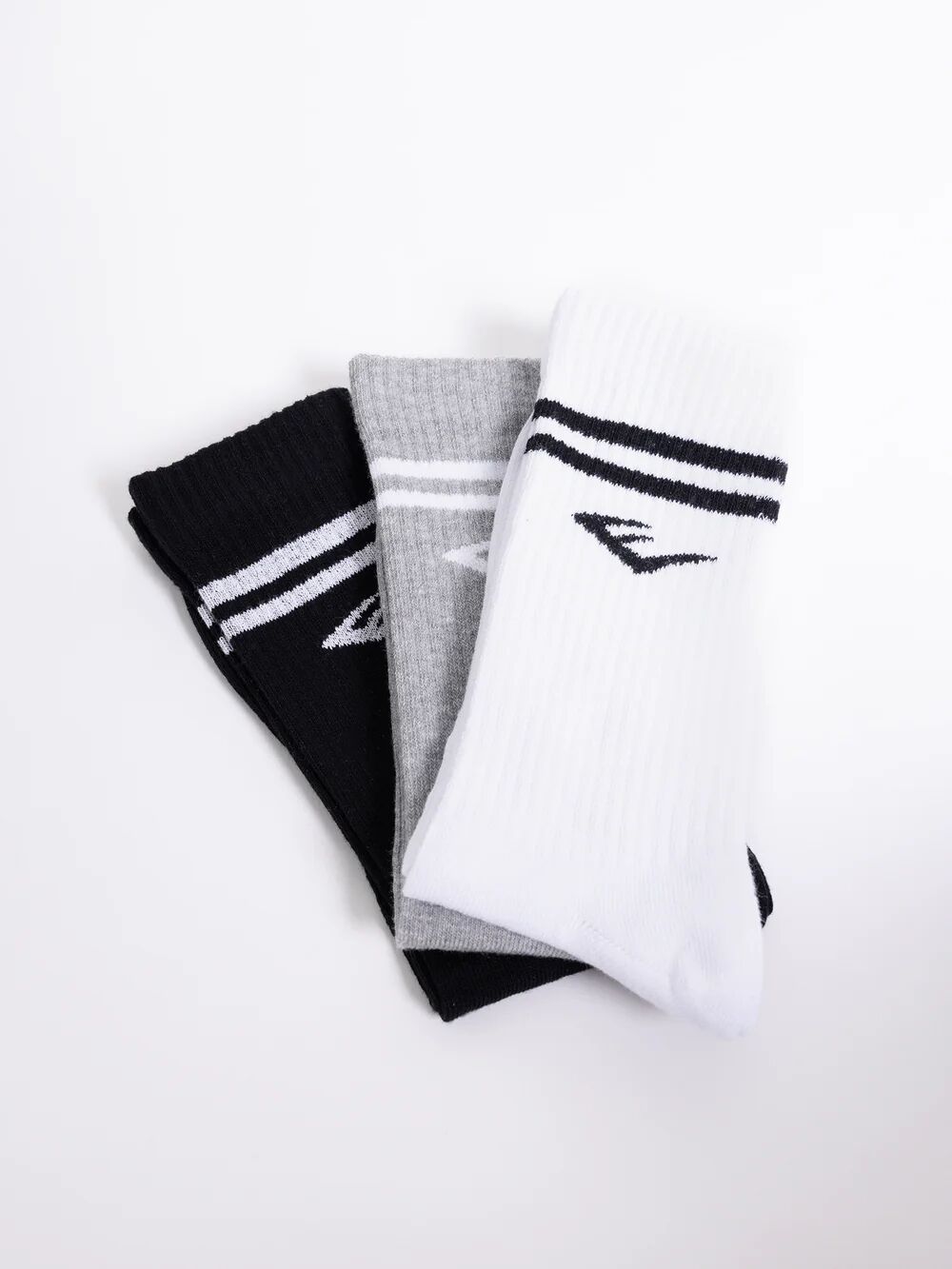 Everlast Stripe Econ 3'lü Siyah Çorap AU0008 Gri - 42-45