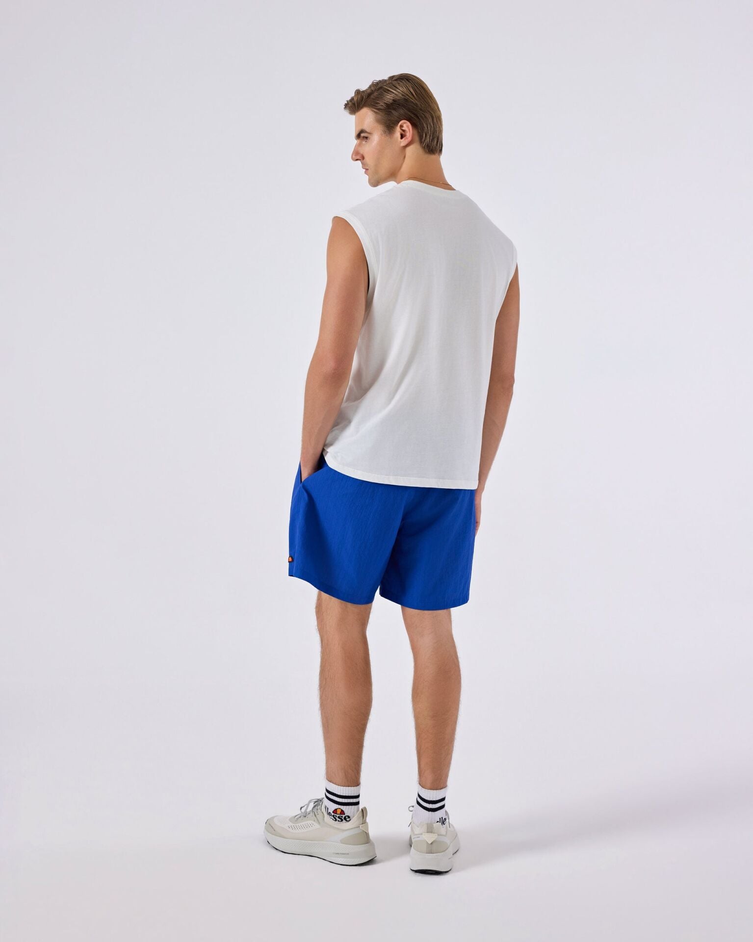 Ellesse Erkek Tişört 6Sm5041 L - OFF WHITE