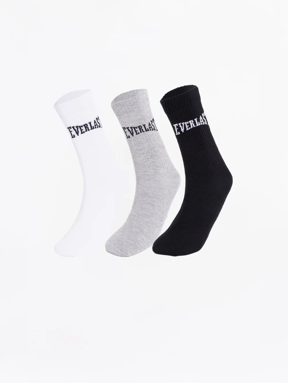 Everlast Classics 3'lü Siyah Çorap AU0009 Gri - 42-45