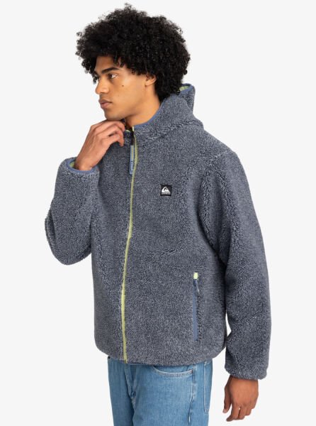 Quiksilver A FRAME REVERSIBLE JACKET Erkek Polar Gri - M