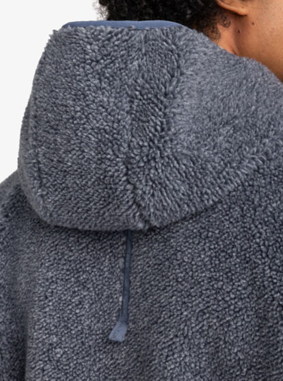 Quiksilver A FRAME REVERSIBLE JACKET Erkek Polar Gri - M