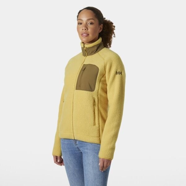 Helly Hansen Panorama Pile Fleece Unisex Polar Yelek Sarı - XS