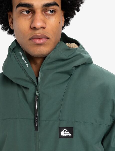 Quiksilver OVERCAST 3K PARKA Erkek Mont Yeşil - M