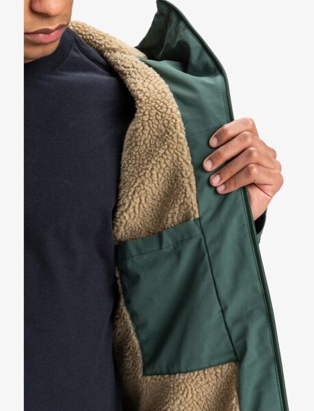 Quiksilver OVERCAST 3K PARKA Erkek Mont Yeşil - XXL