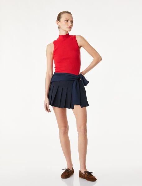 Koton Lacivert Etek 6SAK70023EW Lacivert - 42