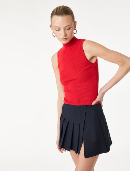 Koton Lacivert Etek 6SAK70023EW Lacivert - 42