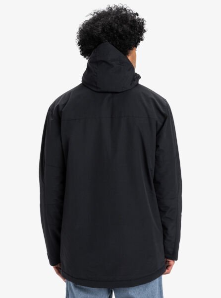 Quiksilver OVERCAST 3K PARKA Erkek Mont Siyah - XXL