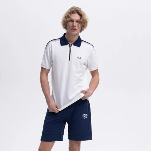Ellesse Erkek Polo T-shirt M-EM169-1 Beyaz - S