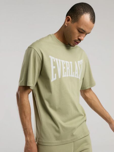 Ever Classics Comfort Logo Erkek Tişört TM0045 Yeşil - XL