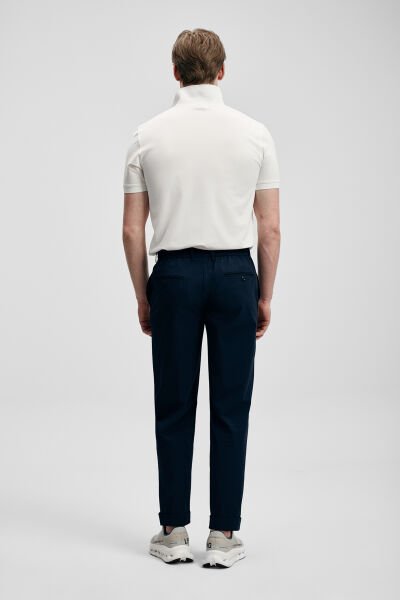 Lufian Carter Smart Erkek Polo Tişört 111040233 S - KIRIK BEYAZ