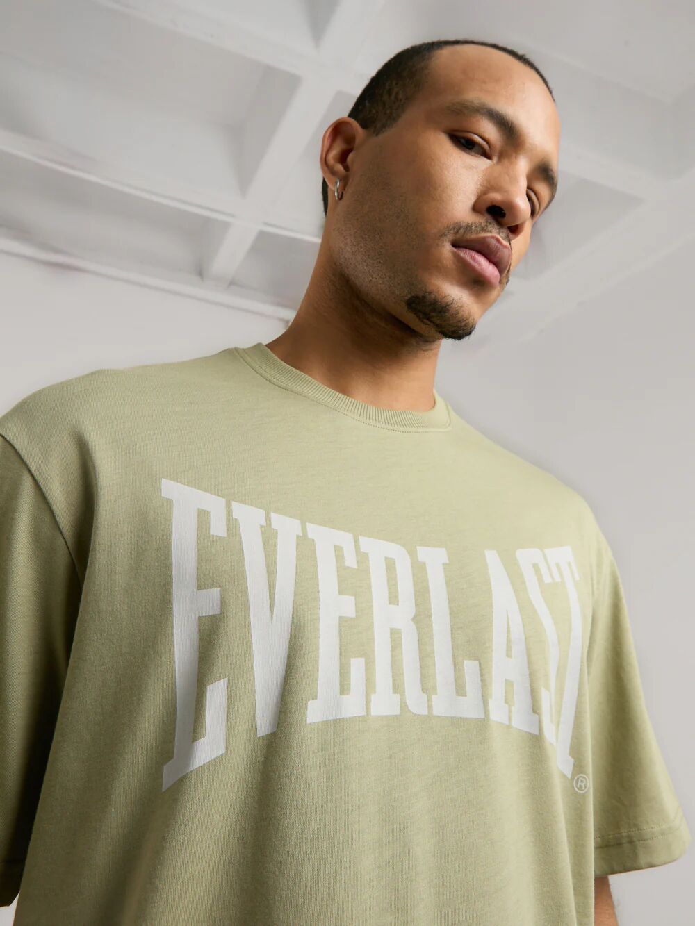 Ever Classics Comfort Logo Erkek Tişört TM0045 Yeşil - 3XL