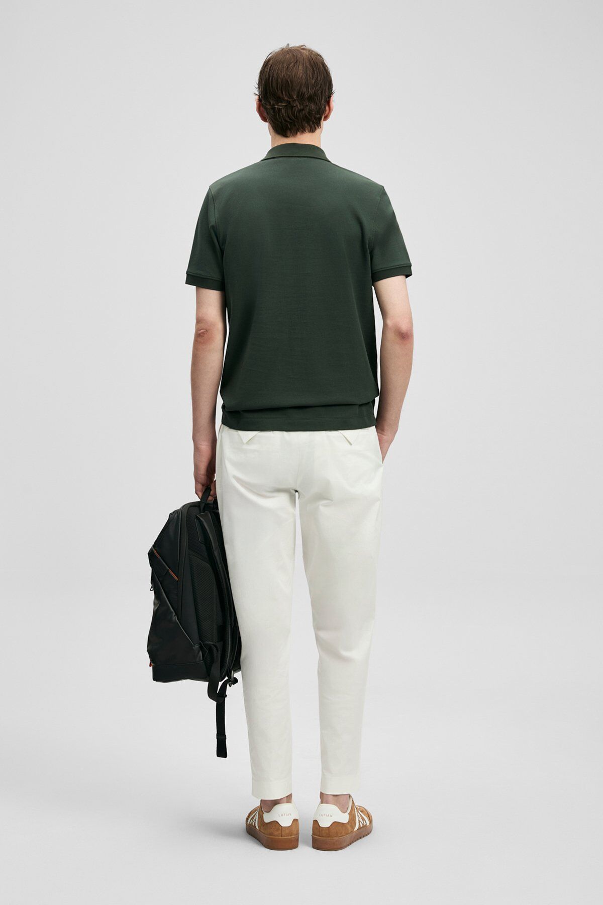 LUFİAN Carter Smart Erkek Polo Tişört 111040233 Haki - L