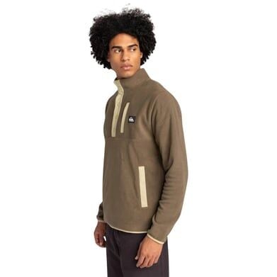 Quiksilver No Destınatıon 2 Half Snap Polar Kahverengi - M