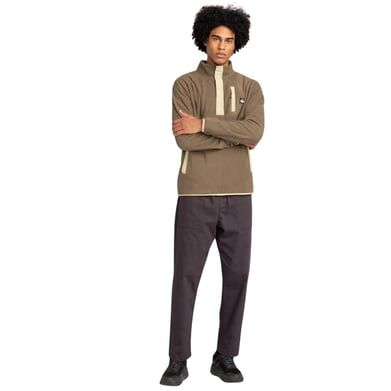 Quiksilver No Destınatıon 2 Half Snap Polar Kahverengi - S