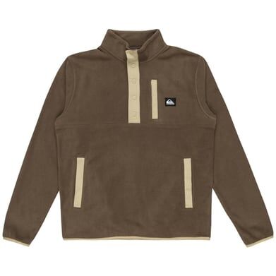 Quiksilver No Destınatıon 2 Half Snap Polar Kahverengi - S