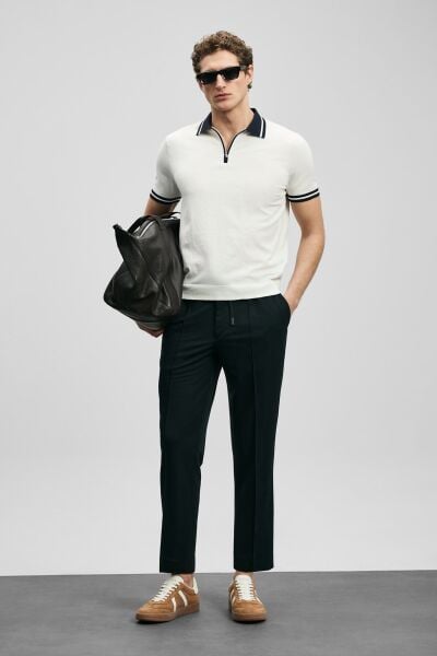 LUFİAN Sımon Jogger Pantolon Slim Fit 111190356 Lacivert - 48