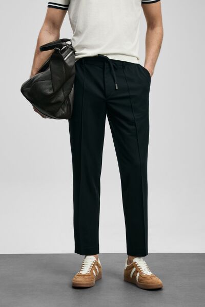 LUFİAN Sımon Jogger Pantolon Slim Fit 111190356 Lacivert - 48