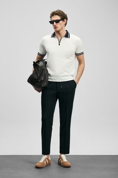 LUFİAN Sımon Jogger Pantolon Slim Fit 111190356 Lacivert - 48