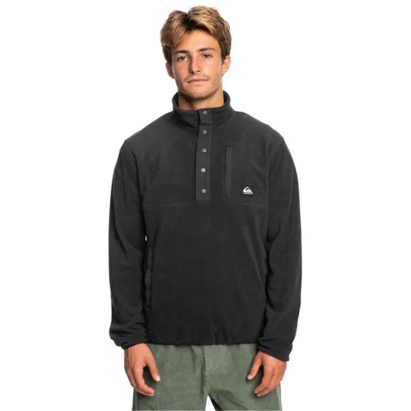 Quiksilver No Destınatıon 2 Half Snap Polar Siyah - S
